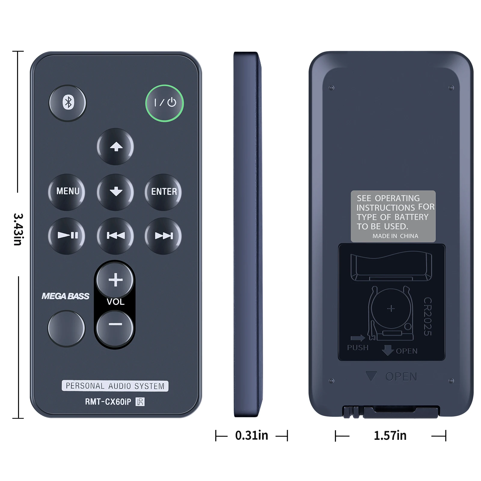 Пульт дистанционного управления RMT-CX60iP для аудиосистемы Sony RDP-X60iP RDPX60iP