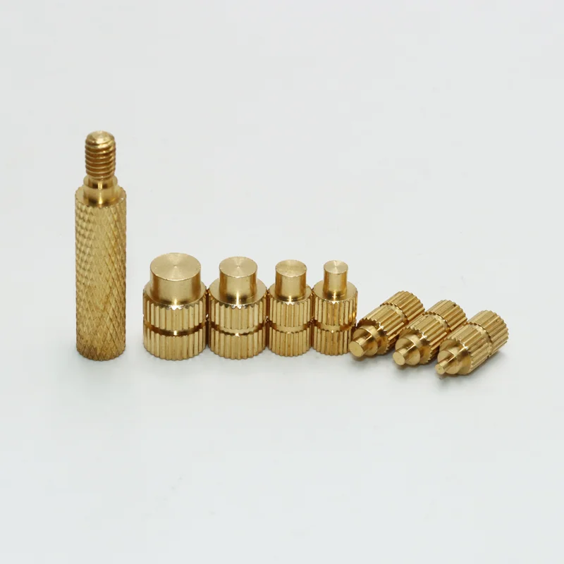Латунная гайка с нагревательной вставкой Инструмент M2 M3 M4 M5 M6 Вставные гайки