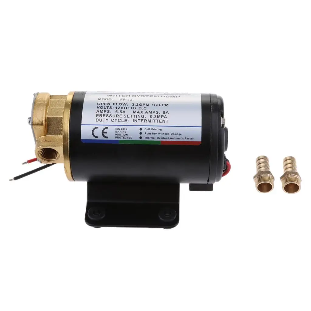 12V Bio Fuel Transfer Pump Self-priming 12LPM / 3.2GPM