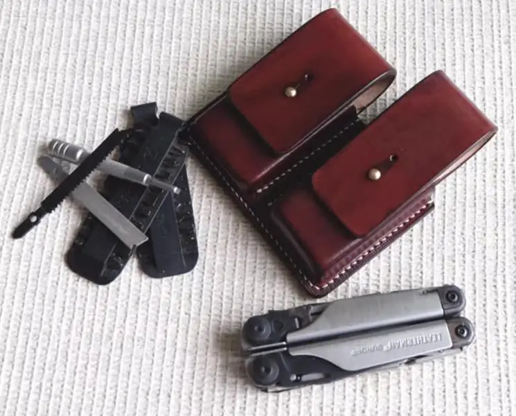 Кожаный чехол для ремня ручной работы набора всплесков и бит Leatherman