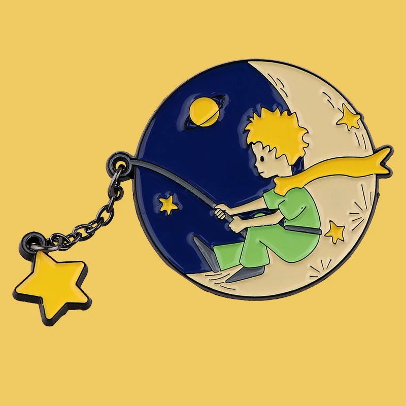 

The Little Prince Cartoon Anime Collection Enamel Pin Brooch Badge Clothes Lapel Backpack Jewelry Gifts Wholesale