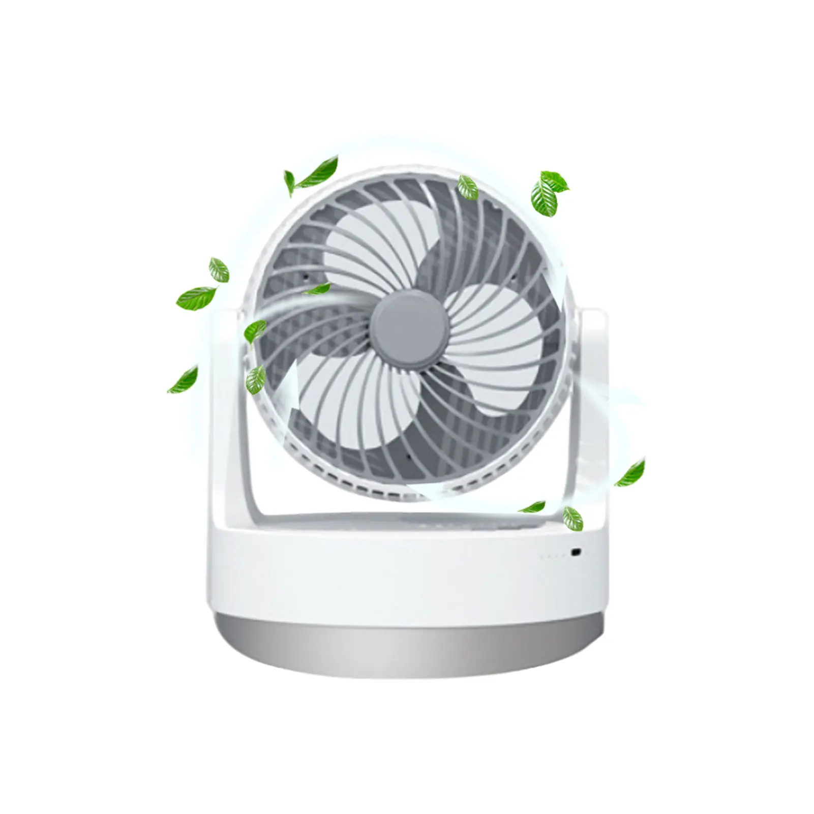 

Настольный вентилятор, циркулятор воздуха, перезаряжаемый настольный вентилятор, Портативный тихий вертикальный и горизонтальный небольш...