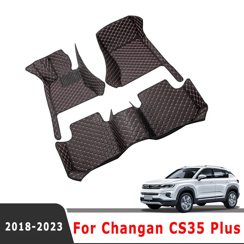 

Автомобильные коврики для Changan CS35 CS 35 Plus 2023 2022 2021 2020 2019 2018, водонепроницаемые коврики, коврики, автомобильная накладка на ногу, автомобильная ...