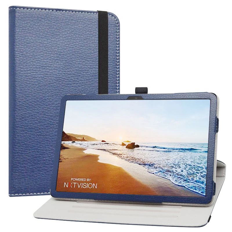

360 Degree Rotary Rotating PU Leather Cover For TCL Tab 10 5G 10.1" Tablet