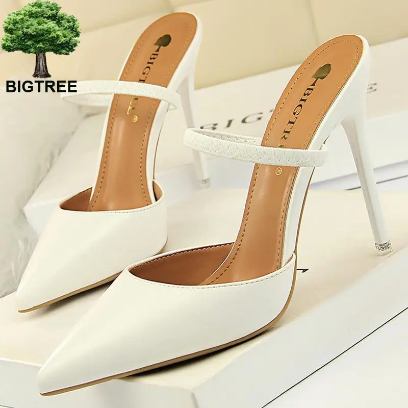 Туфли-лодочки Bigtree женские искусственная кожа заостренный носок высокий