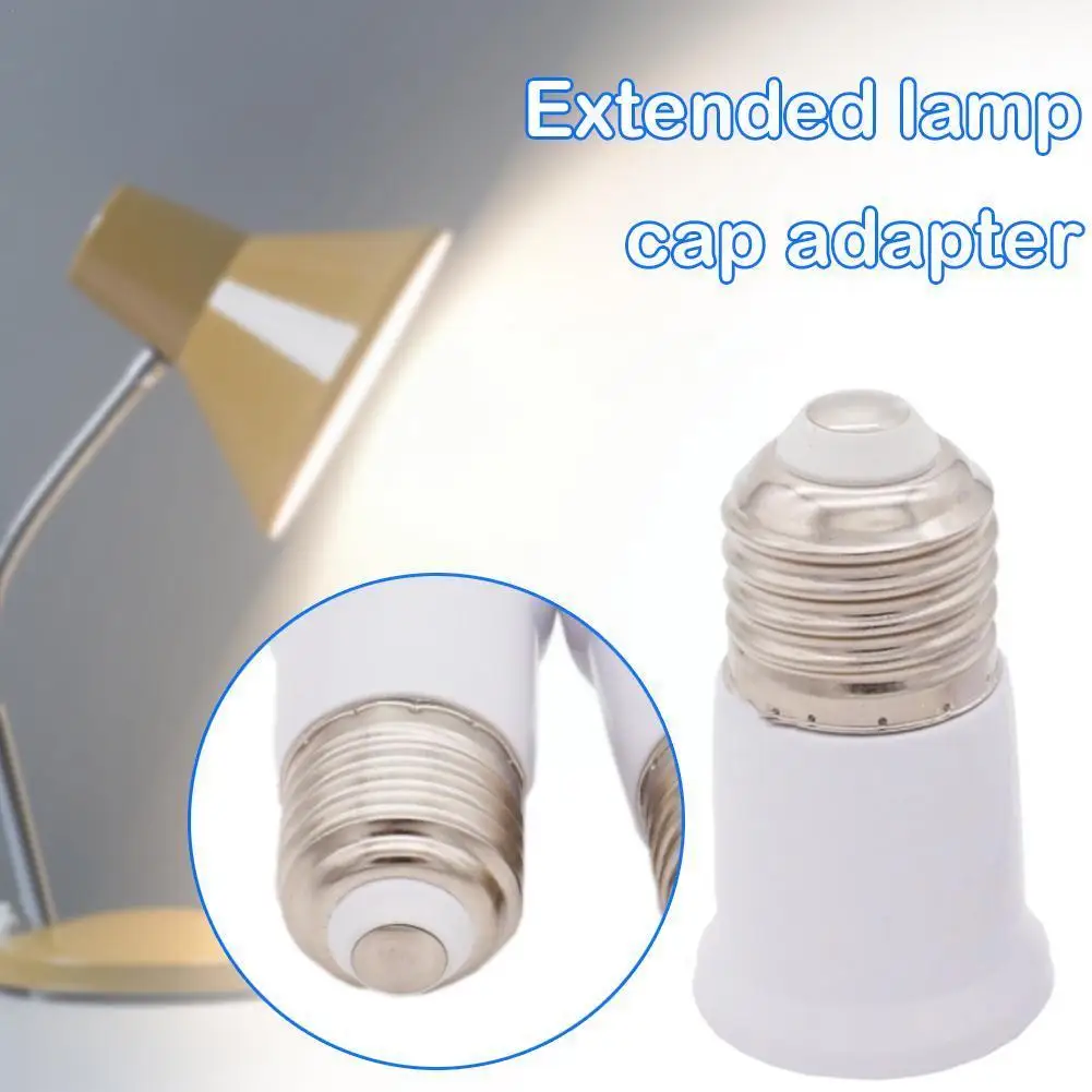 

E27 To E27 Socket Extension Base Bulb Adapter 65mm Adapter Lamp E27-E27 Converter Socket Holder Flame Lamp Retardant D3A0