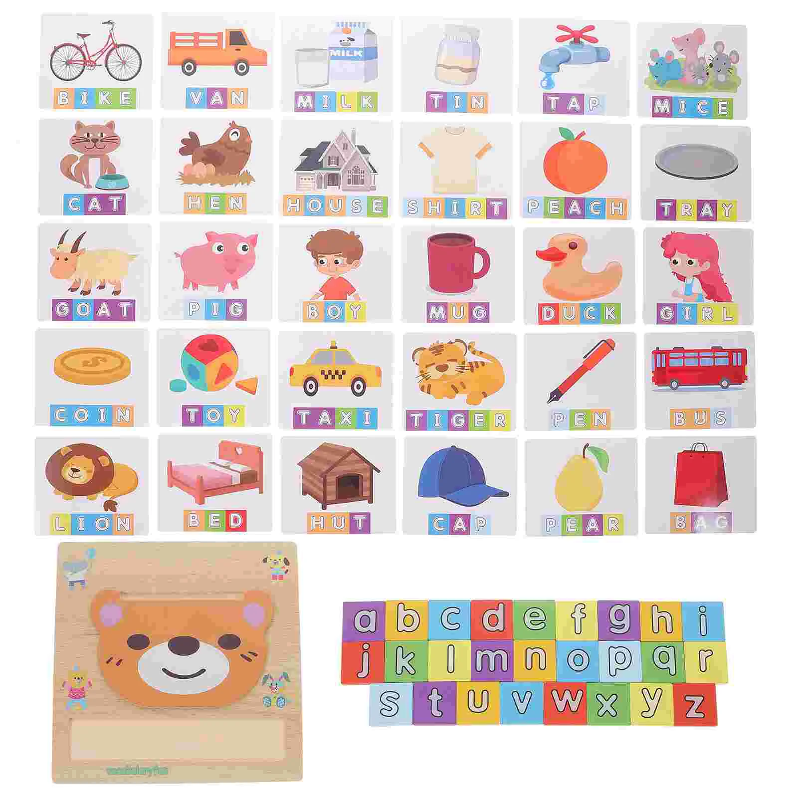 Preschool Learning Toy Alphabet Puzzle Letter Toys Number Puzzle Alphabet Learning Toys Card Matching Letter Game