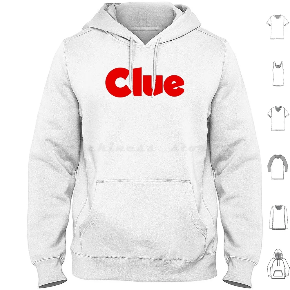 Clue (1985) Толстовка с капюшоном из хлопка длинным рукавом 1985 Cluedo Jonathan Lynn Wadsworth The Movie On