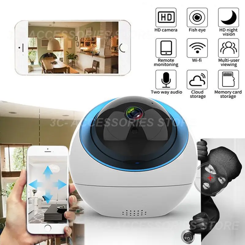 

Беспроводная IP-камера для системы видеонаблюдения, 2023 дюйма, 1080P