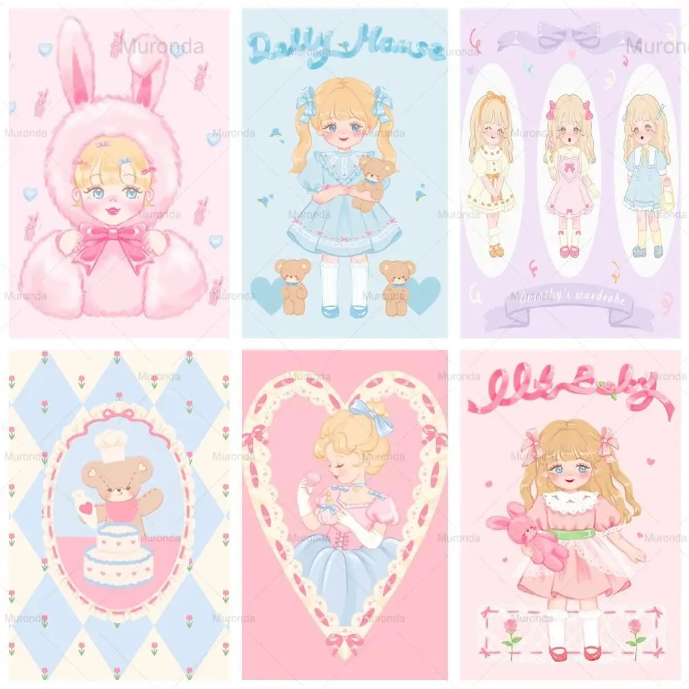 

DIY 5D Diamond Painting Cross Stitch Kits Cartoon Cute Doll Full Diamond Mosaic Embroidery Picture Of Rhinestone Home Decor Gift