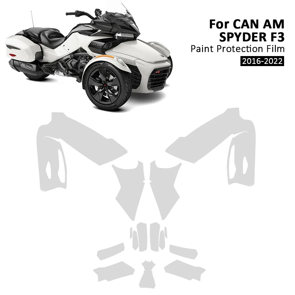 Защитная пленка для мотоцикла CAN AM SPYDER F3 из ТПУ комплект полной защиты краски