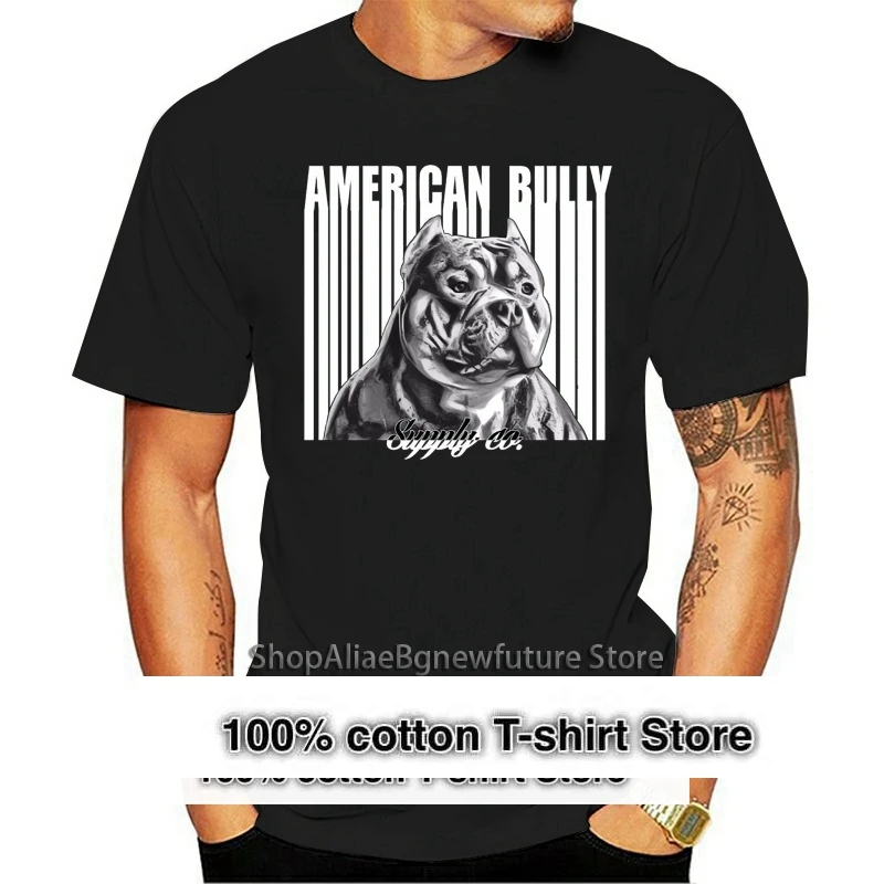 

Barcode Pit Bull And Bully Breed T Shirt For American Bully And Pitbull Lovers Street Wear Fashion Tee Shirt