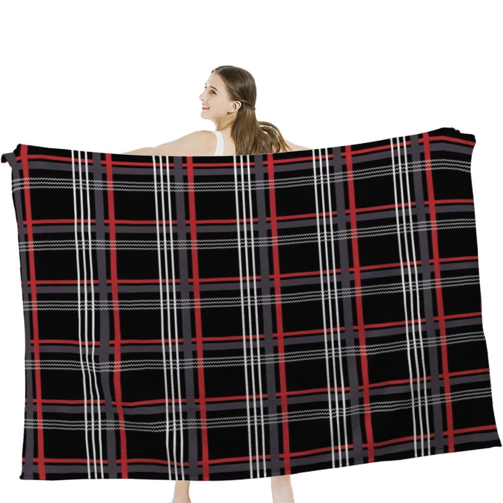 

GTi Tartan Throw Blanket,Nap Blanket,Sofa, Camping, Cold Cinema or Travel