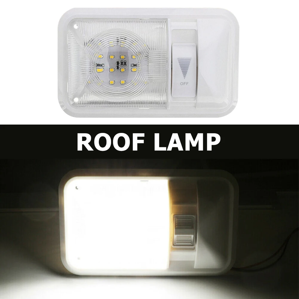 

RV Interior Lighting 12V LED Ceiling Light Replacement for Trailer Camping Vehicle Car Lighting Auto Interior Accessories MGO3