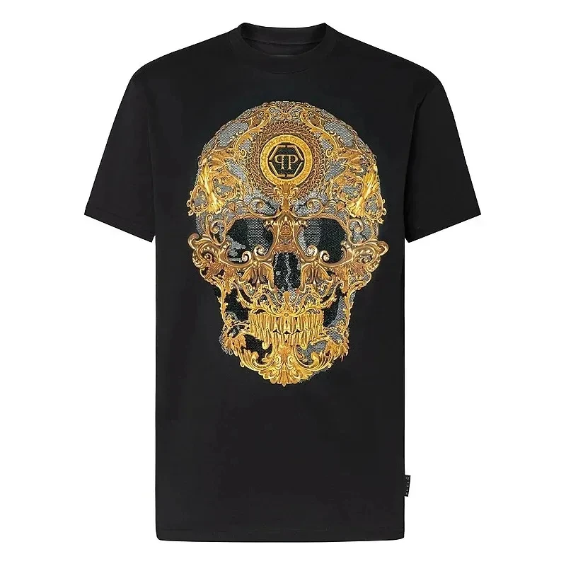 Футболка мужская оверсайз с круглым вырезом и коротким рукавом