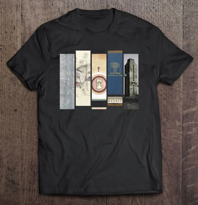 

Мужские футболки с пугающимся Кроликом, индием, рок-группой, Мужская футболка, футболка с аниме, уличная одежда, блузки, Мужская футболка ове...