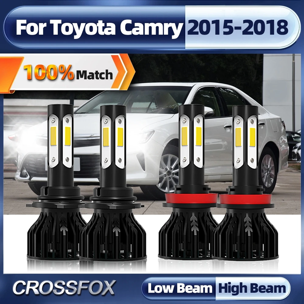 

40000LM 240W 3570 CSP Chip 6000K Car LED Headlight 9005 HB3 H11 Led Light High Low Beam For Toyota Camry 2015 2016 2017 2018