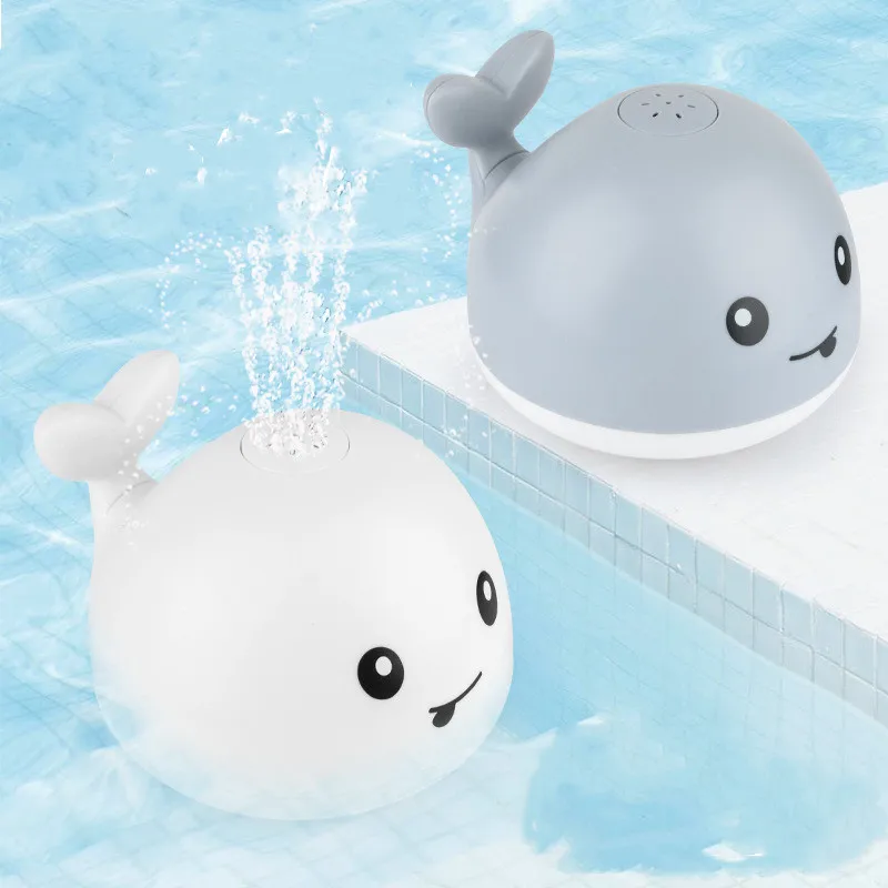 

Детская игрушка для душа, индукционный спрей воды, маленький кит, Детские Игрушки для ванны с подсветкой в ванной, игры в воду, прекрасный по...