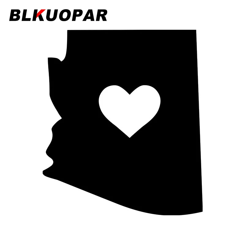 

BLKUOPAR Аризона сердце виниловые наклейки на машину аниме наклейка личность солнцезащитные окна мотоцикл графика автомобиль дверь протектор