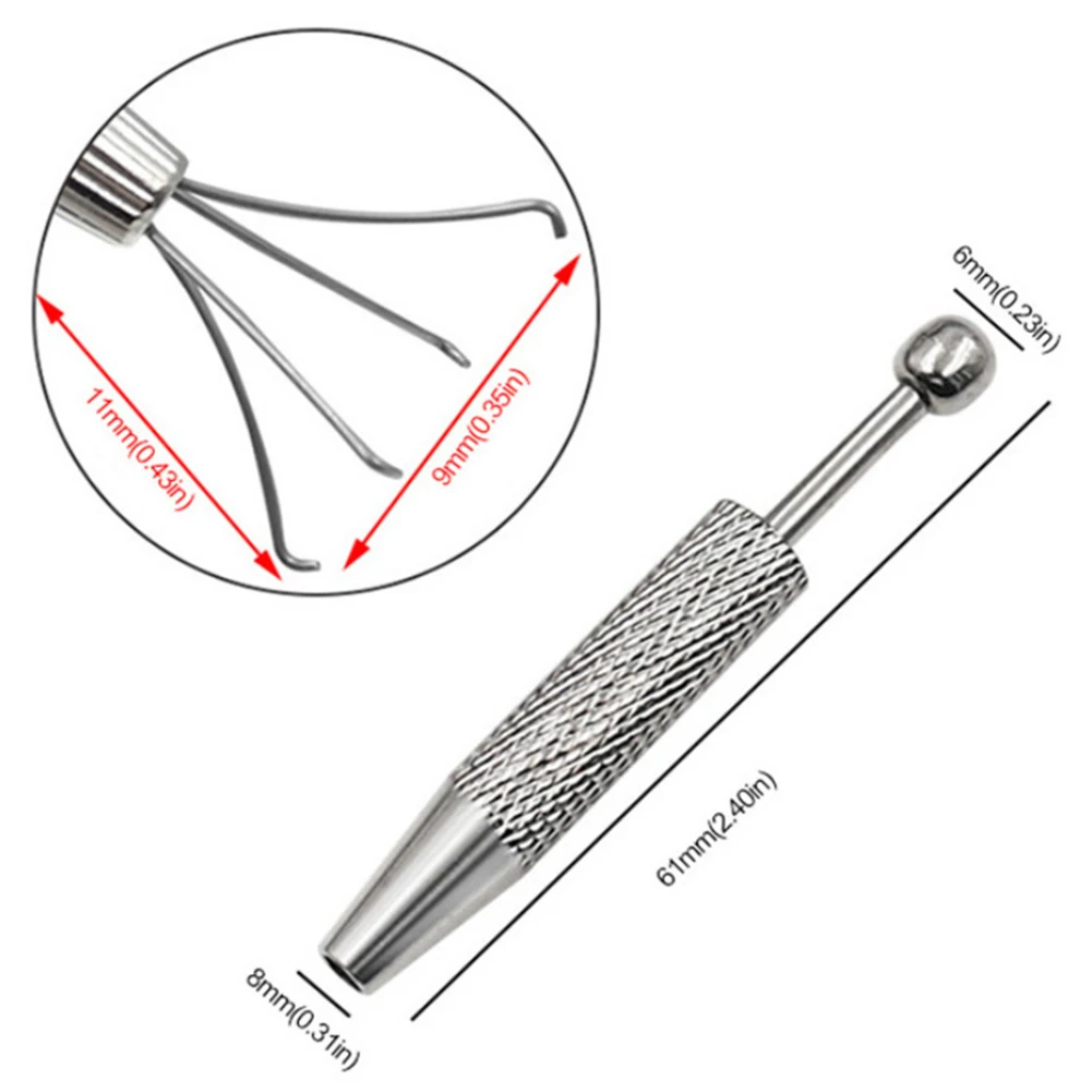 Инструмент для сбора бусин. Сборщик четырех когтей. Высокоэластичные когти.