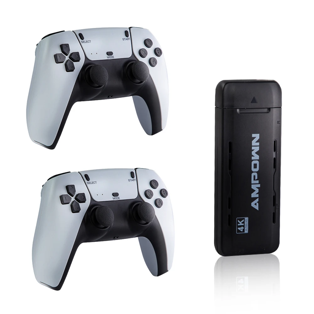 

64GB Video Game Console with 2.4GWireless Controller USB Receiver Kit 10000+ Games HD Display Arcade Console for PSP/N64/GBA