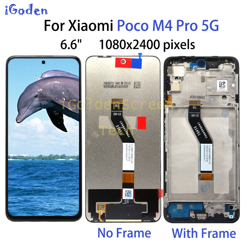 ЖК-дисплей с сенсорным экраном и дигитайзером в сборе для Xiaomi Poco M4 Pro - купить по