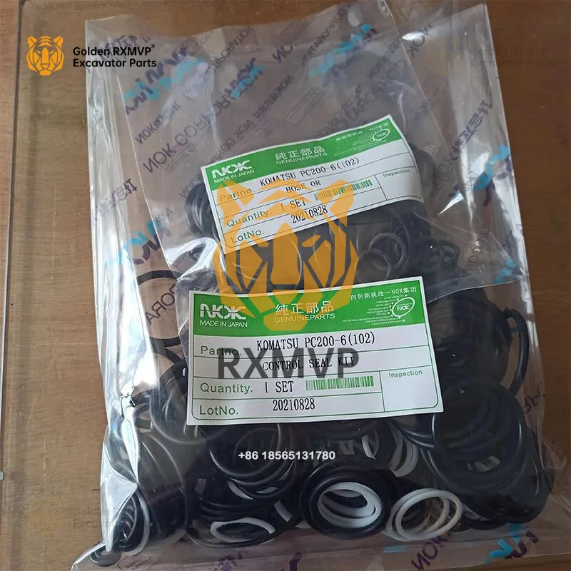 Для XMVP Komatsu PC200-6 Комплект уплотнений регулирующего клапана PC200-7 управления