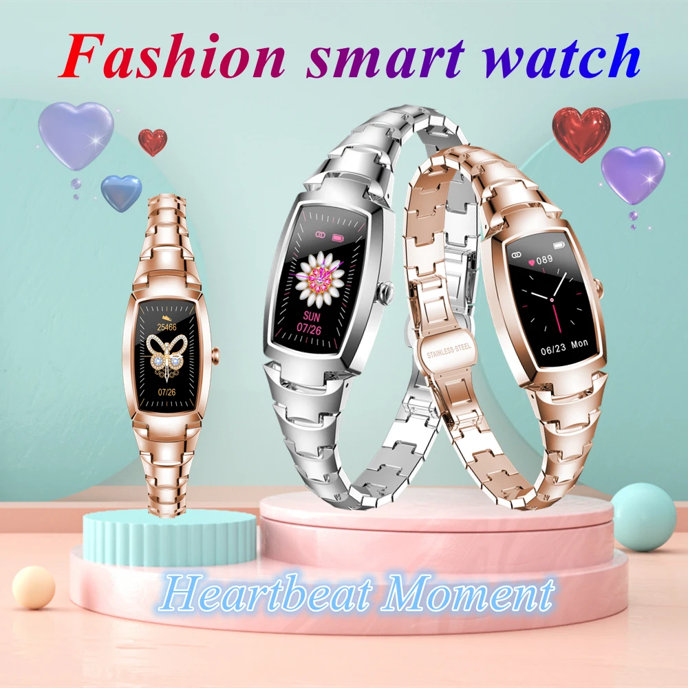 

MOCRUX H8 Pro Smart Watch Women Fashion Lovely Women's Watches Heart Rate Monitoring Call Reminder Holiday Gifts For IOS Android