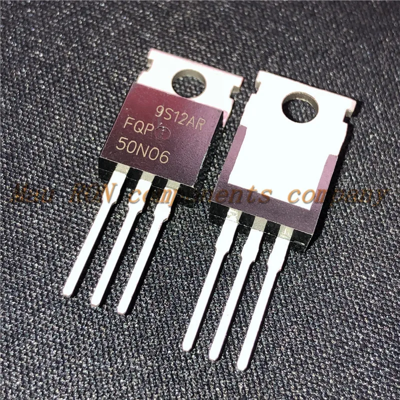 

10 шт./лот FQP50N06 RFP50N06 TO-220 MOS 60V 50A TO-220 Новый оригинал в наличии