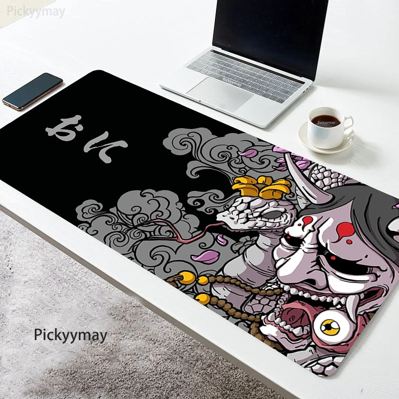 

Японский коврик для мыши Oni Devil, арт-игровая клавиатура, резиновые коврики для ноутбука, Настольный коврик для мышки в стиле, аниме, коврик дл...