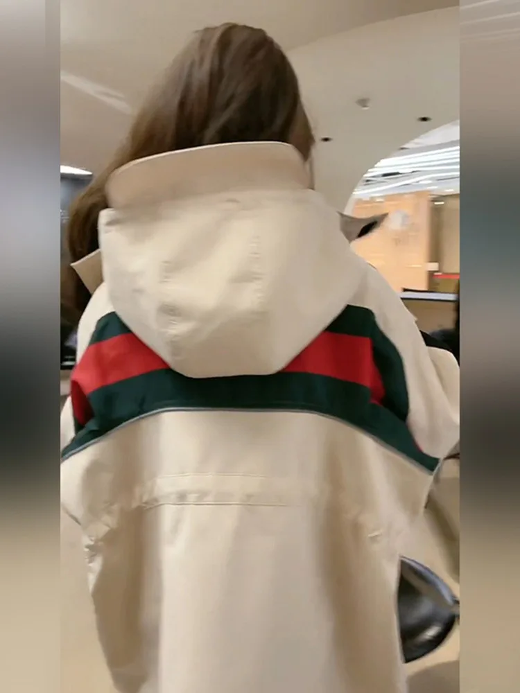 Женская непромокаемая ветровка с капюшоном Butemoda новая осенне-зимняя одежда