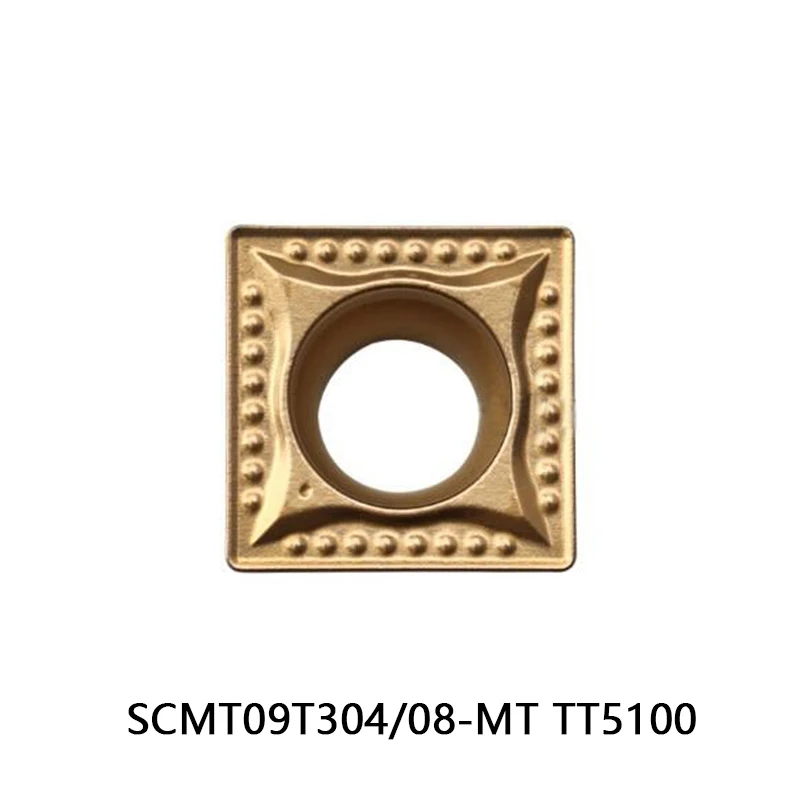 10 шт. твердосплавные вставки SCMT SCMT09T304-MT TT5100 CNC 09T304 MT лезвие 100% оригинал SCMT09T304
