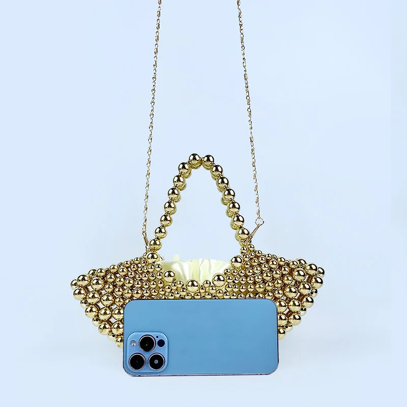 Летняя Женская Сумка Через Плечо В Форме Веера Из Бисера От Кутюр Ручная Работа С