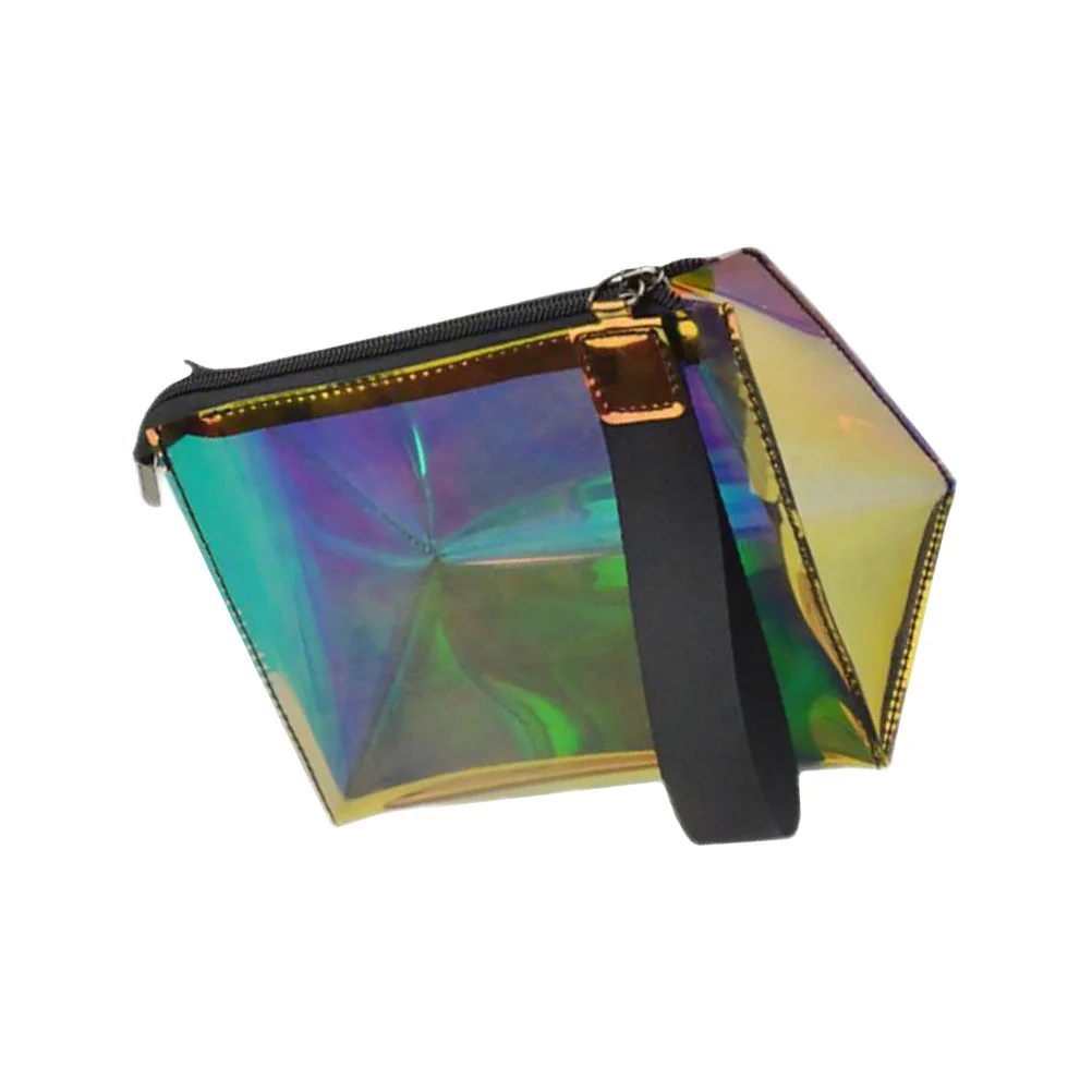 

Travel Makeup Organizer Gradient Toiletry Storage Wash Convenient Washing Decorative Girl Zipper Care Personal Container Simple