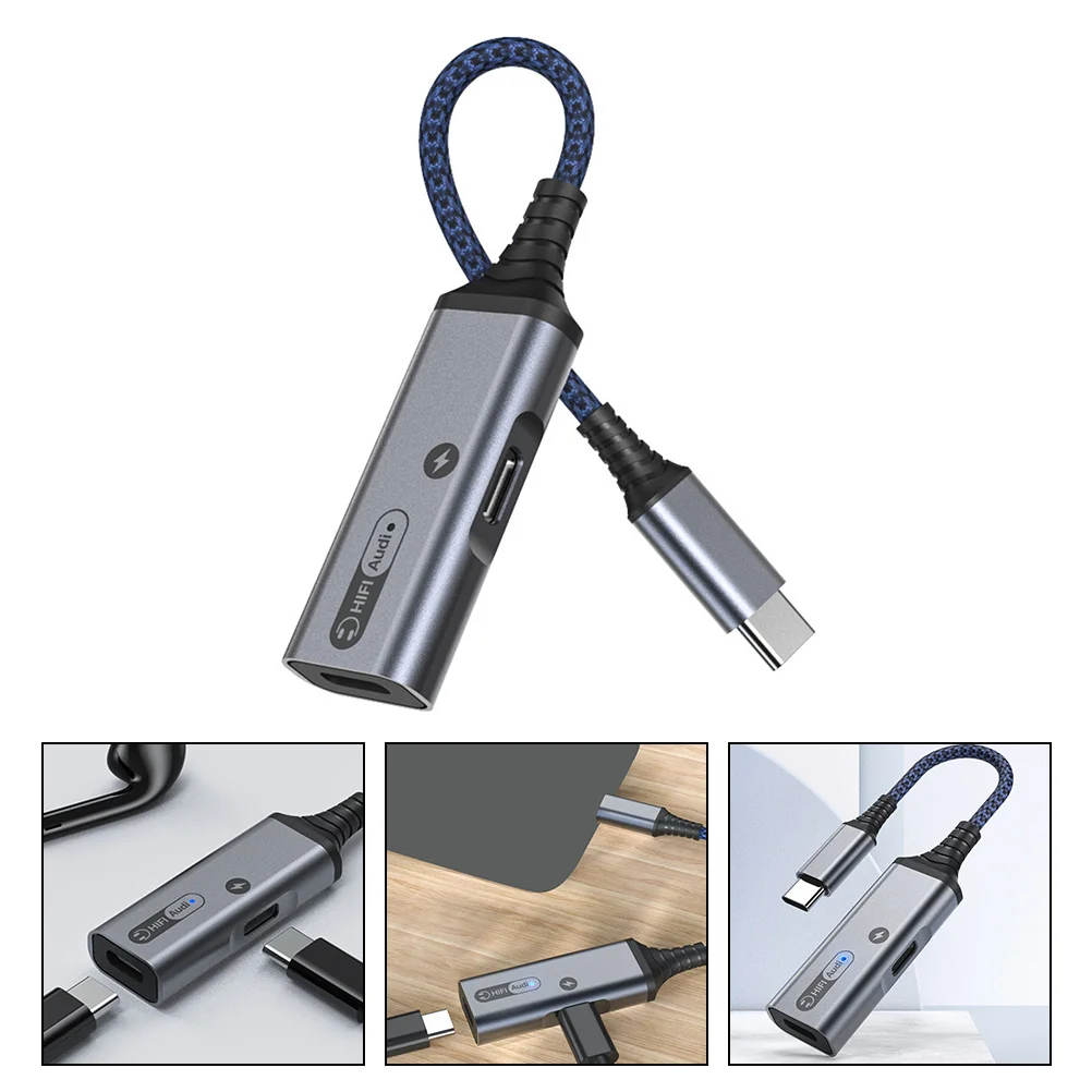 

Type C Converters Adapters Charging Adapter Audio Earphone