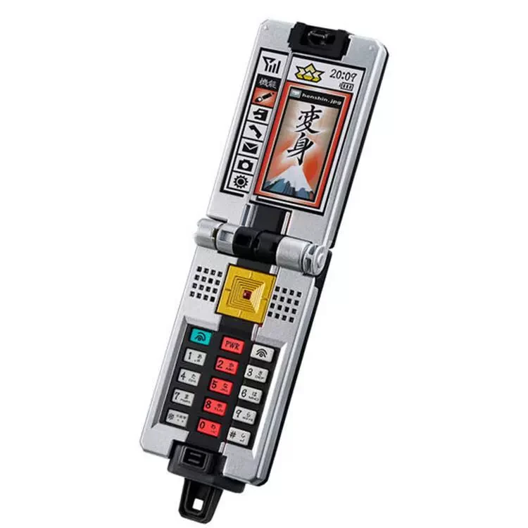 Фото В наличии Bandai Pb Me Samurai Sentai Shinkenger Calligraphy Phone Henshin Device - Bgm & Lines Косплей Опора Игрушка №3