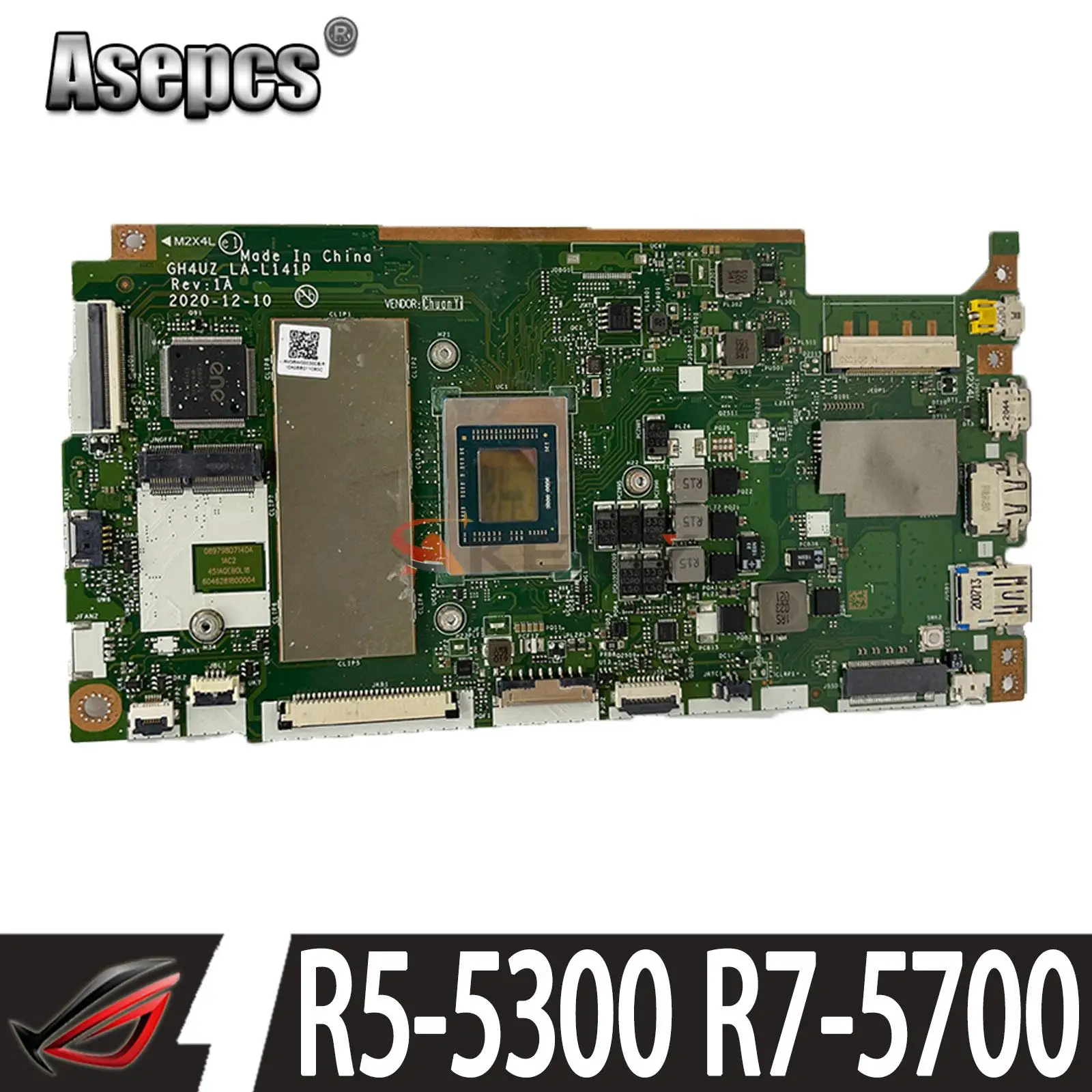 Original For Acer Swift SF314-43 Laptop Motherboard With AMD Ryzen R5-5300 R7-5700 CPU 8G-RAM GH4UZ LA-L141P NBAB211005