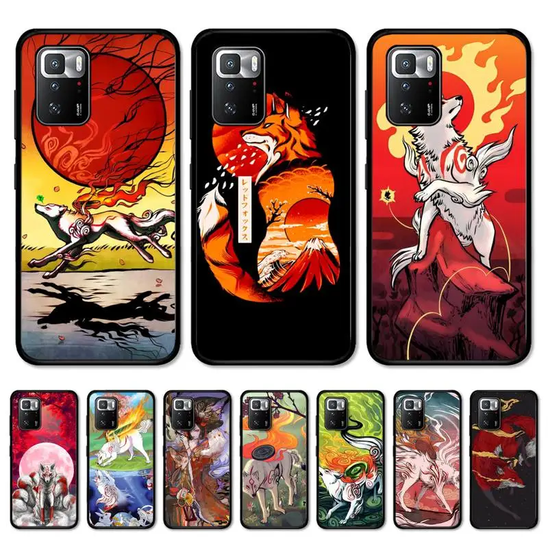 

Japanese Style Anime Fox Phone Case For Redmi Note 8A 7 5 Note8pro 8T 9Pro note 6pro Funda Capa