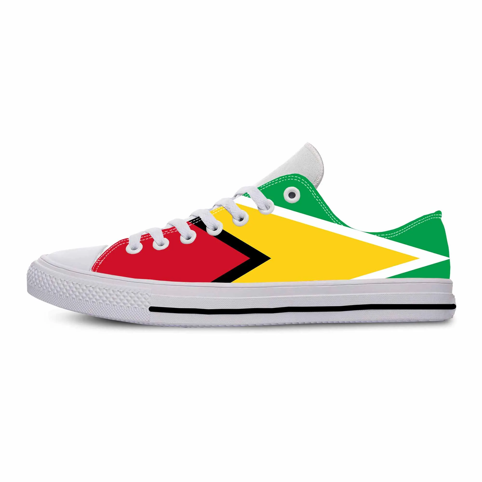 

Текстильные кроссовки для мужчин и женщин, удобная дышащая повседневная обувь с низким верхом и 3D-принтом флага Гайаны гуаньяны, патриотической гордости