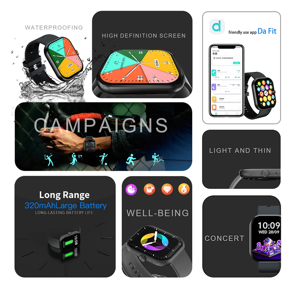 SKMEI Мужские Цифровые Наручные Часы С Bluetooth-управлением Музыки Водонепроницаемый