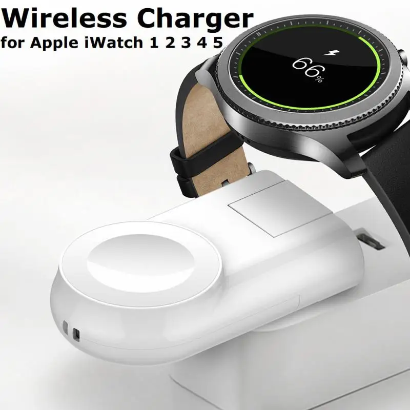 

Портативное беспроводное зарядное устройство для Apple IWatch 1 2 3 4 5