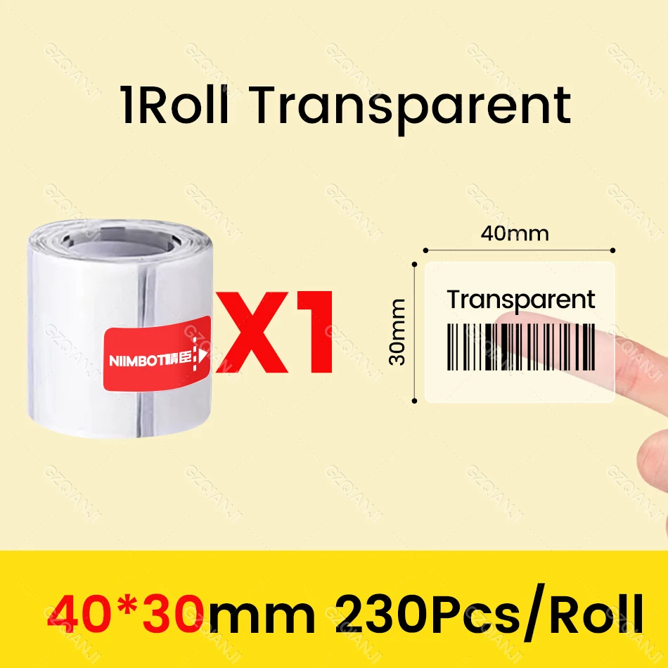 

Прозрачная термобумага Niimbot для B1 B21
