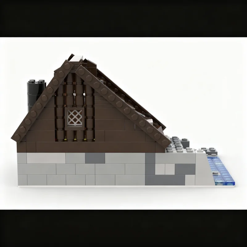 384 детали MOC City Brickwood Hideaway: Конструктор, игрушка, строительные блоки, рождественский подарок, креативный подарок на день рождения, идея для сборки из кирпичиков (art.: 3920dc91c49f9) - 3920dc91c49f9