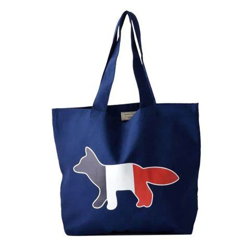 

Korean Ins Canvas Tote Bag Fox Print Shoulder Shopper Bag Women Cloth Eco Handbag Female Large Shopping Bag Causal Ladies Purses