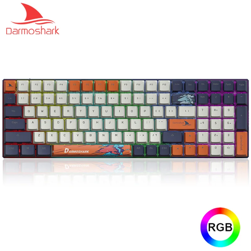 

Беспроводная механическая клавиатура Darmoshar K1-Pro 2,4G с двумя режимами, клавиатура Hotswap GATERON Shaft RGB, игровые клавиатуры