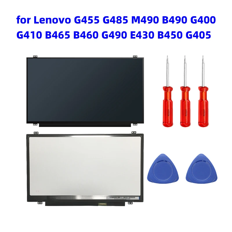 

ЖК-дисплей для ноутбука lenovo G455 G485 M490 B490 G400 G410 B465 B460 G490 E430 B450 G405 tela 1366*768 40pin