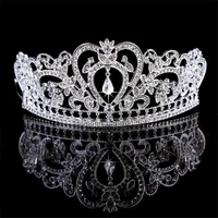 women girls rhinestone princess queen hair tiara headband crystal crown hair accessories