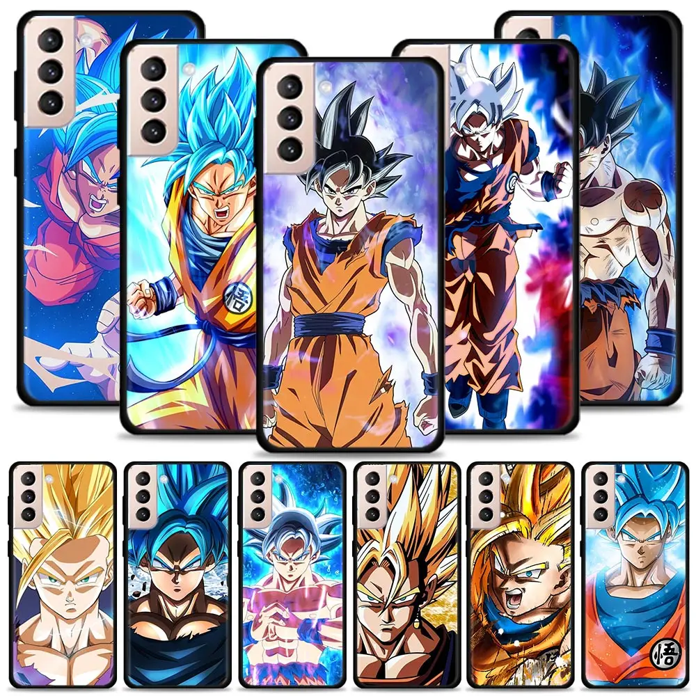 

Case For Samsung Galaxy S22 S21 S20 Ultra FE S22 S21 S20 S10 S9 S8 Plus Note 20Ultra 10 Plus Dragon Ball Goku Vegeta