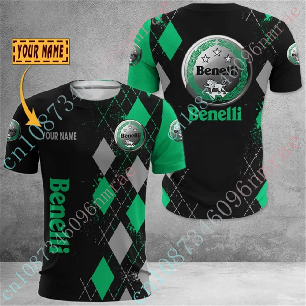 UETEEY Benelli Harajuku футболка полиэстер