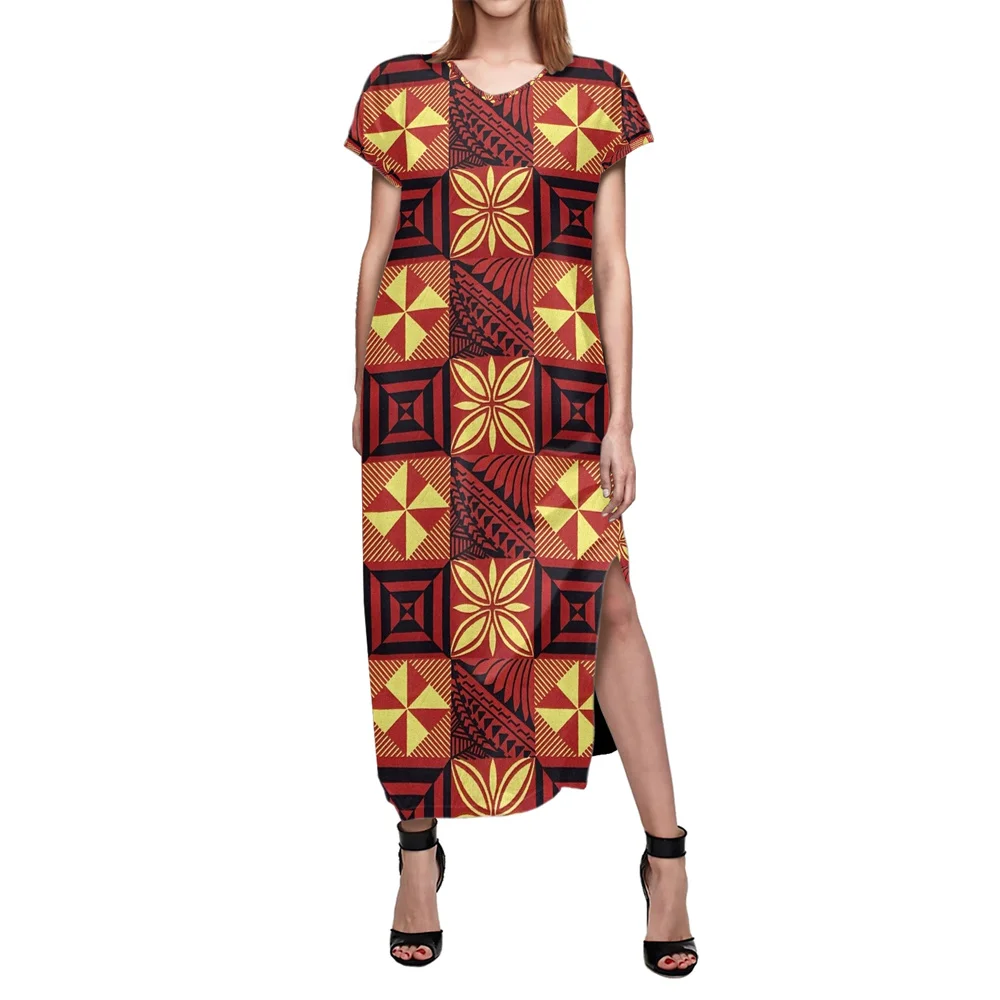 Оптовые цены платье-футболка полинезийское этническое самоанское фицзянское